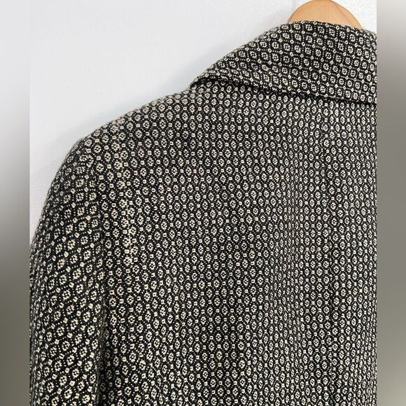 Merona Black and White Checkered Cropped Jacket. Size Medium - Picture 7 of 12